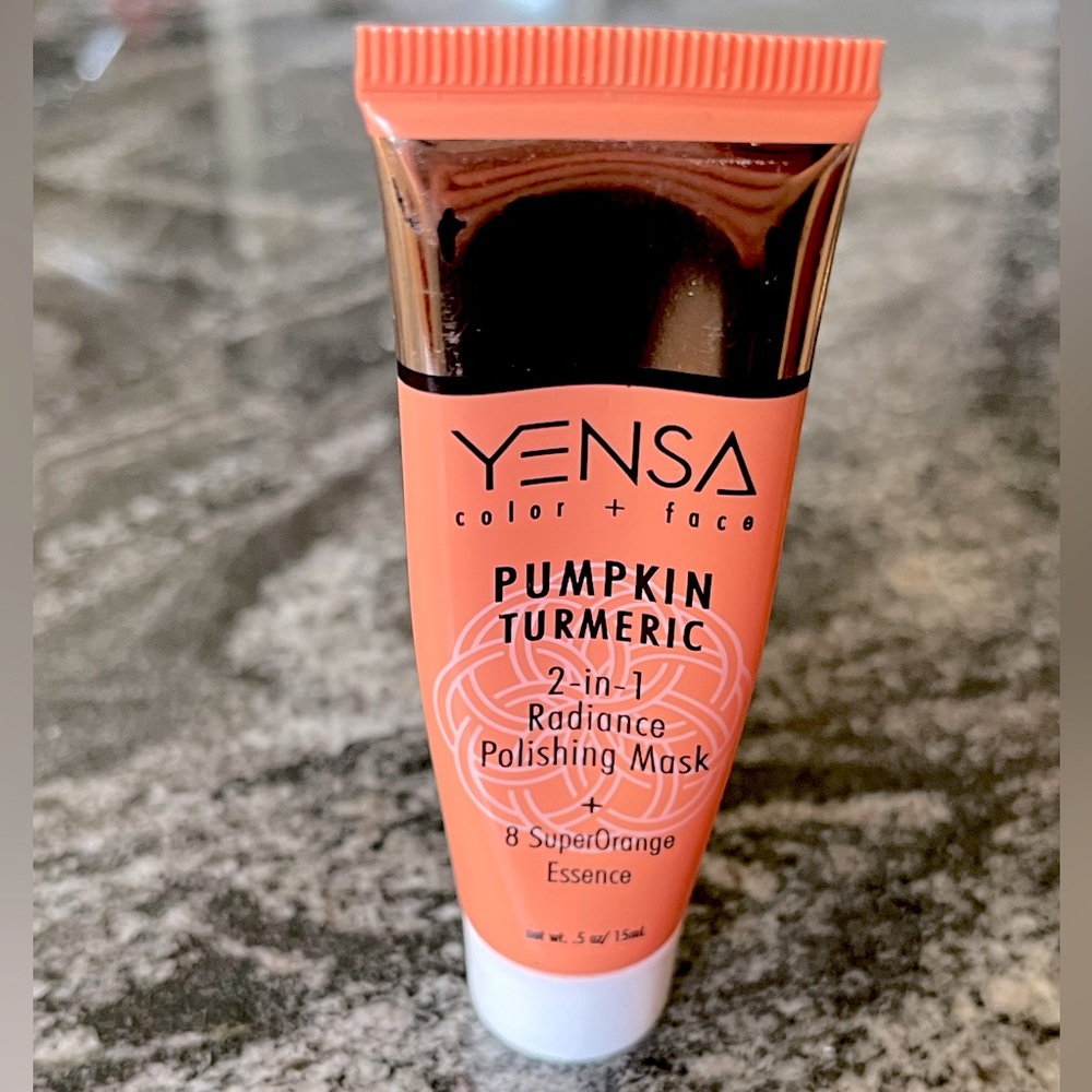🌻 3/$20 🆕 Yensa Pumpkin Turmeric 2-in-1 Radiance Polishing Mask, 15 ml - Picture 7 of 12